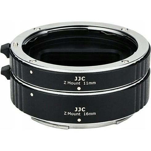 JJC AF Autofokus Zwischenringe mit TTL-Belichtung 11MM 16MM für Nikon Z Mount Z50 Z7 Z6 DSLR-Kameras Objektiv Automatik-Zwischenringsatz Makrofotografie 